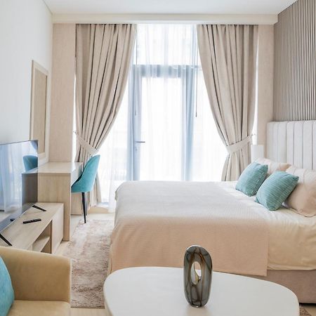 Studio With Pool And Private Beach Access On Palm Jumeirah Dubaj Kültér fotó