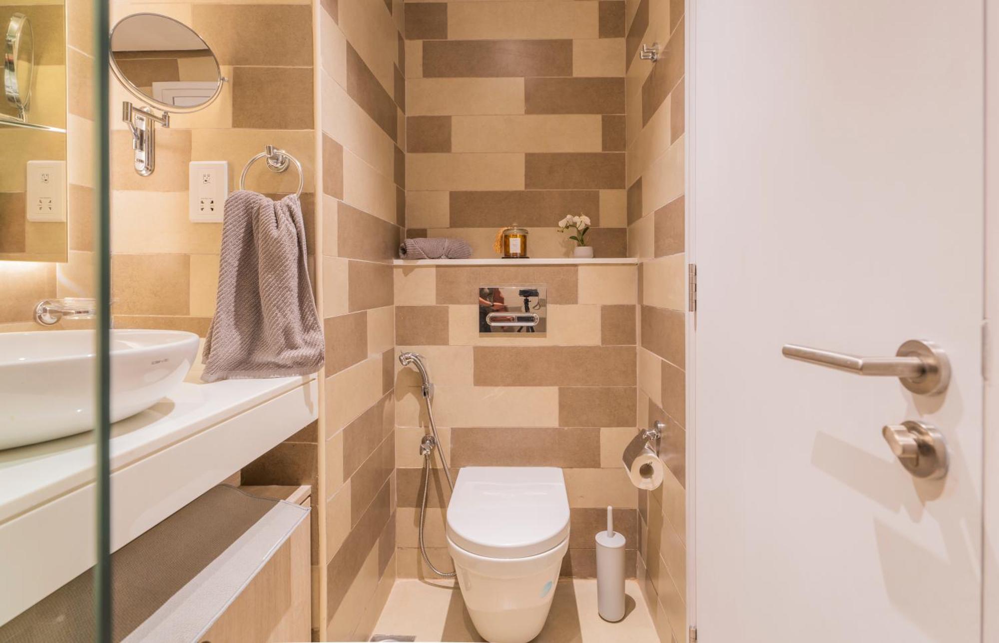 Studio With Pool And Private Beach Access On Palm Jumeirah Dubaj Kültér fotó