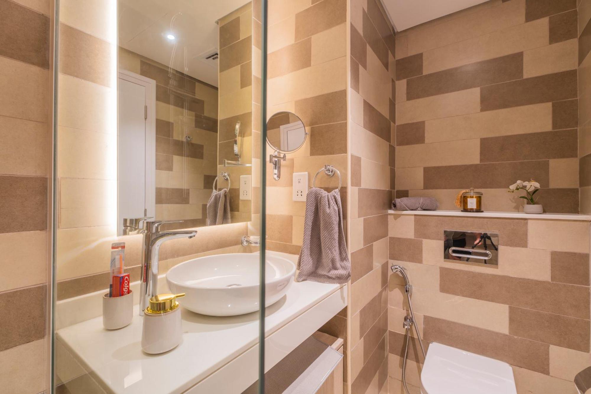 Studio With Pool And Private Beach Access On Palm Jumeirah Dubaj Kültér fotó