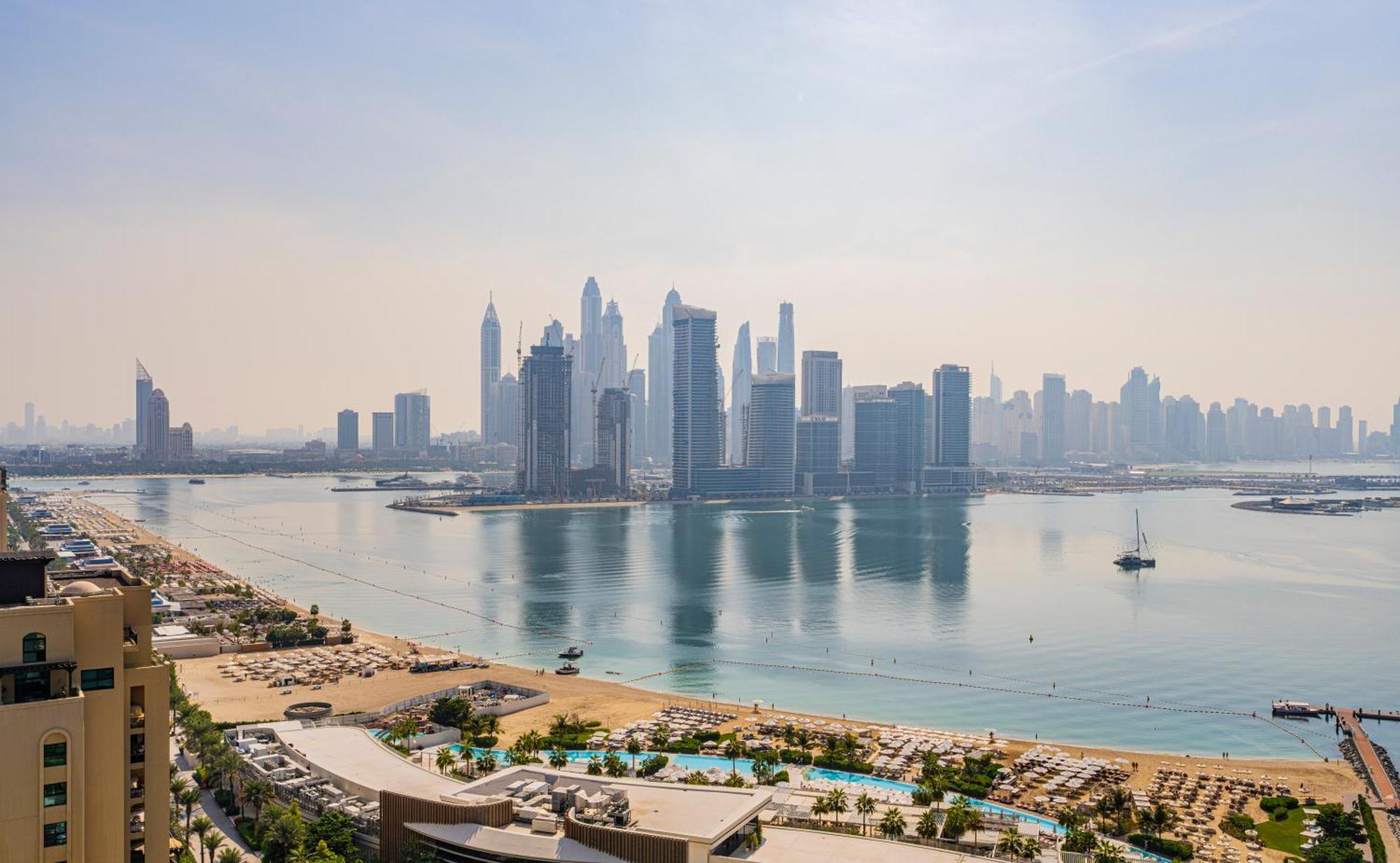 Studio With Pool And Private Beach Access On Palm Jumeirah Dubaj Kültér fotó