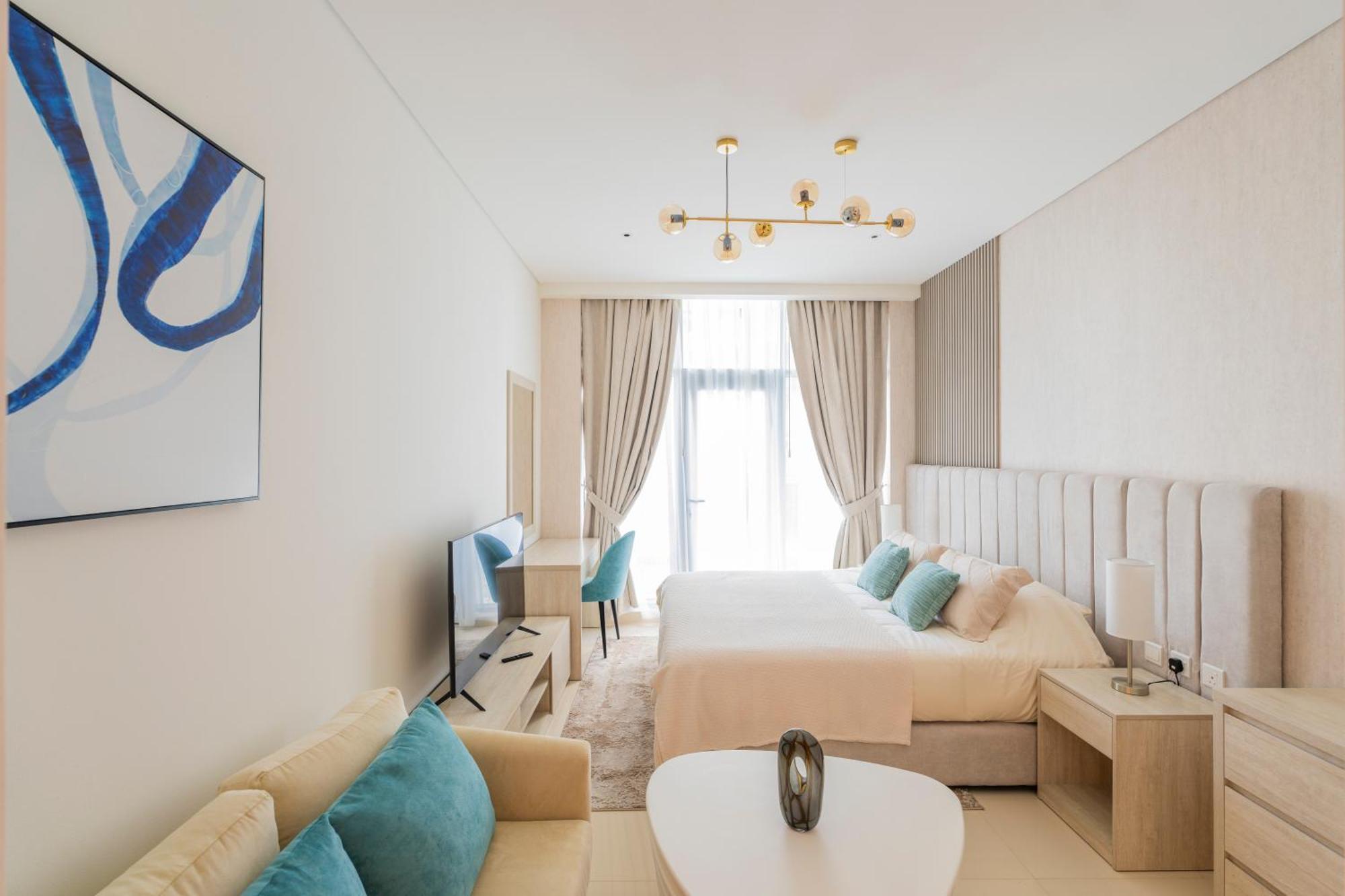 Studio With Pool And Private Beach Access On Palm Jumeirah Dubaj Kültér fotó