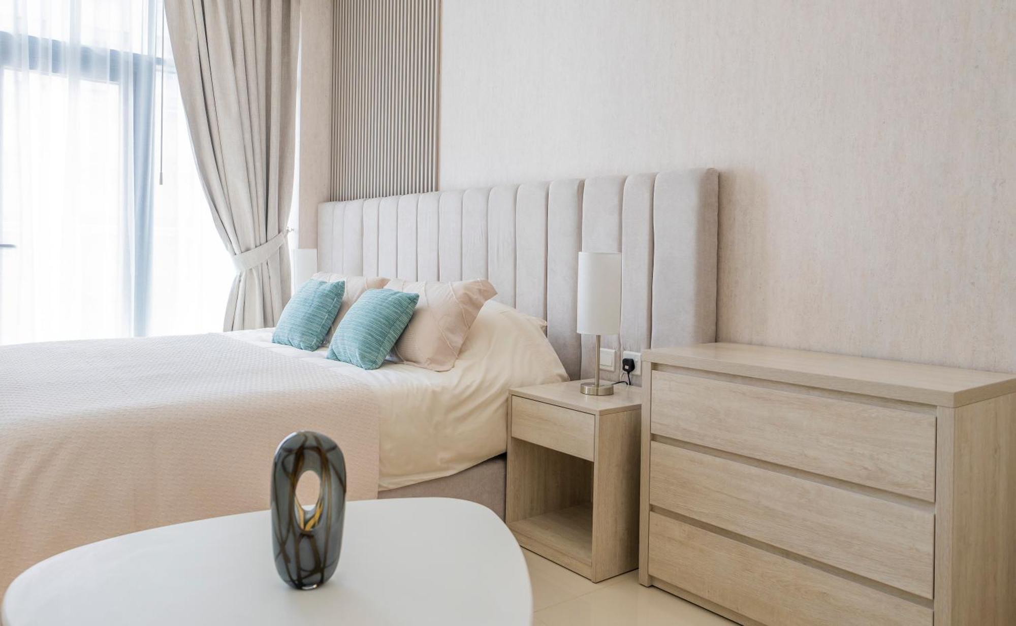 Studio With Pool And Private Beach Access On Palm Jumeirah Dubaj Kültér fotó
