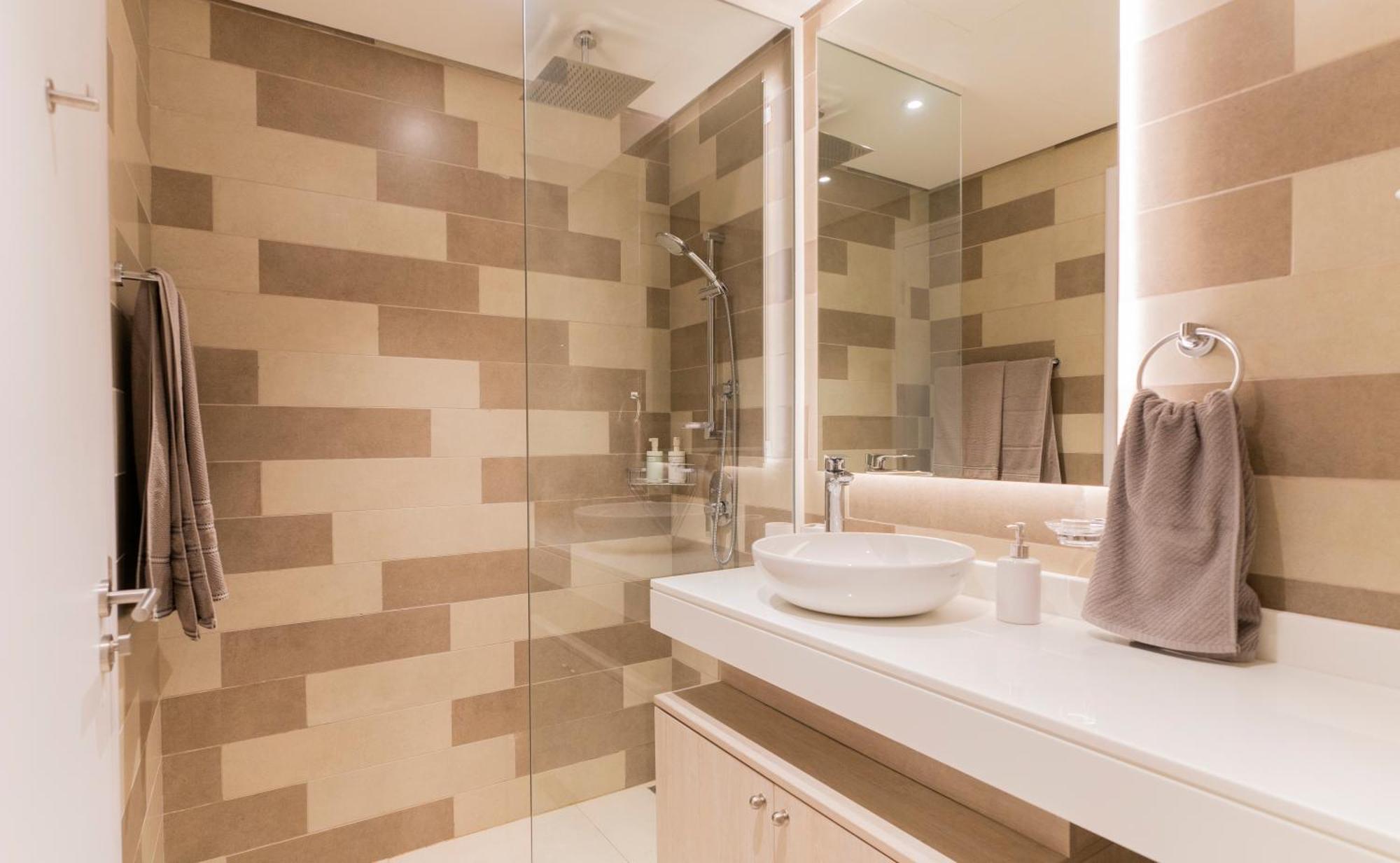Studio With Pool And Private Beach Access On Palm Jumeirah Dubaj Kültér fotó